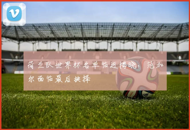荷兰队世界杯名单临近揭晓，范加尔面临最后抉择
